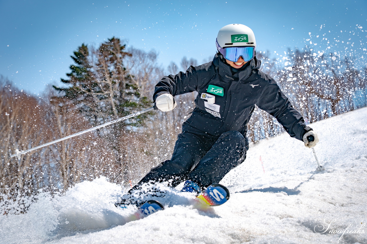 キロロリゾート｜ポカポカ陽気で絶好の春スキー日和♪こんな日は、みんなで思いっきり春雪を満喫しましょう！